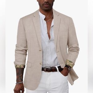 Mens Sport Coats Casual Lightweight 2 Button Sports Coat and Blazers Suit Jacket